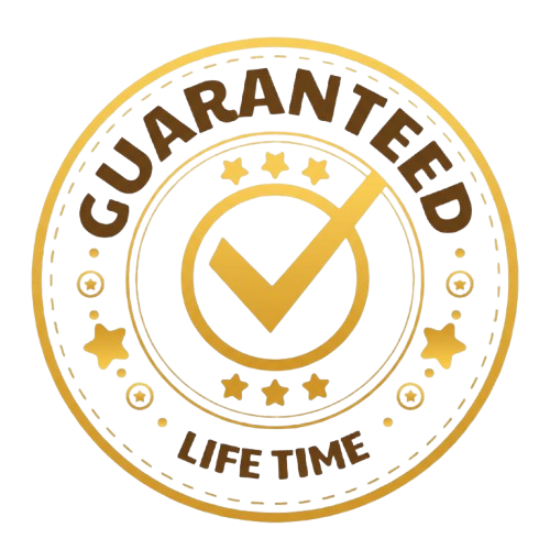 Lifetime guarantee seal